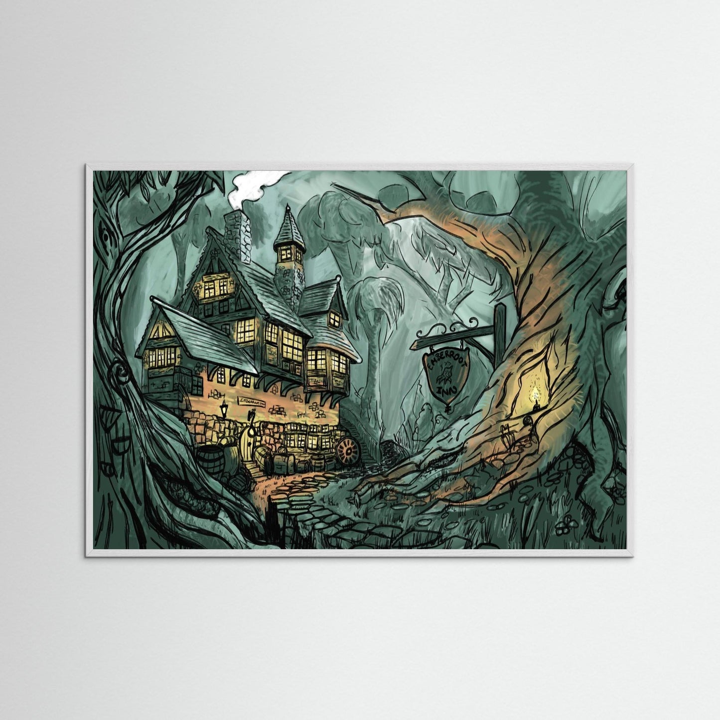 A Warm Night at the Emberroot Inn