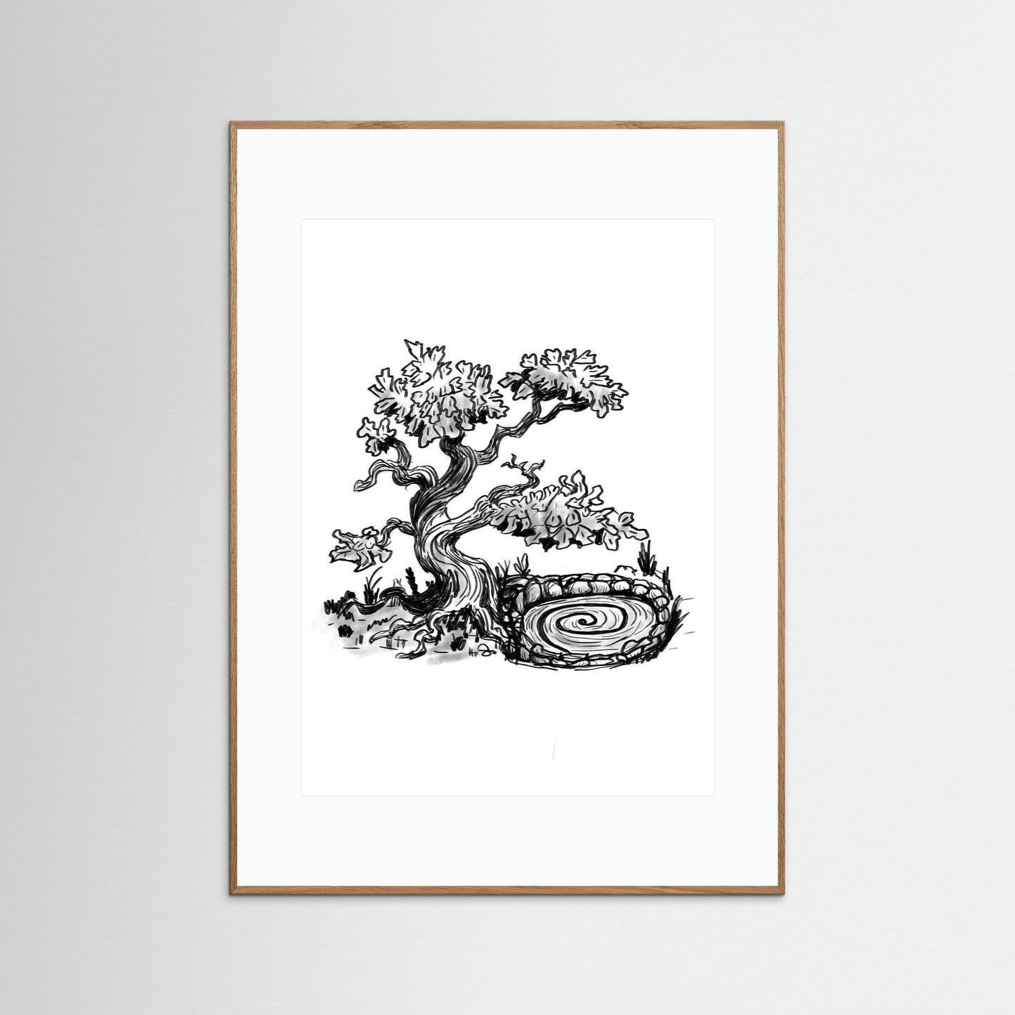 Whispers of a Silent Spring Art Print – Pen and Ink Illustration
