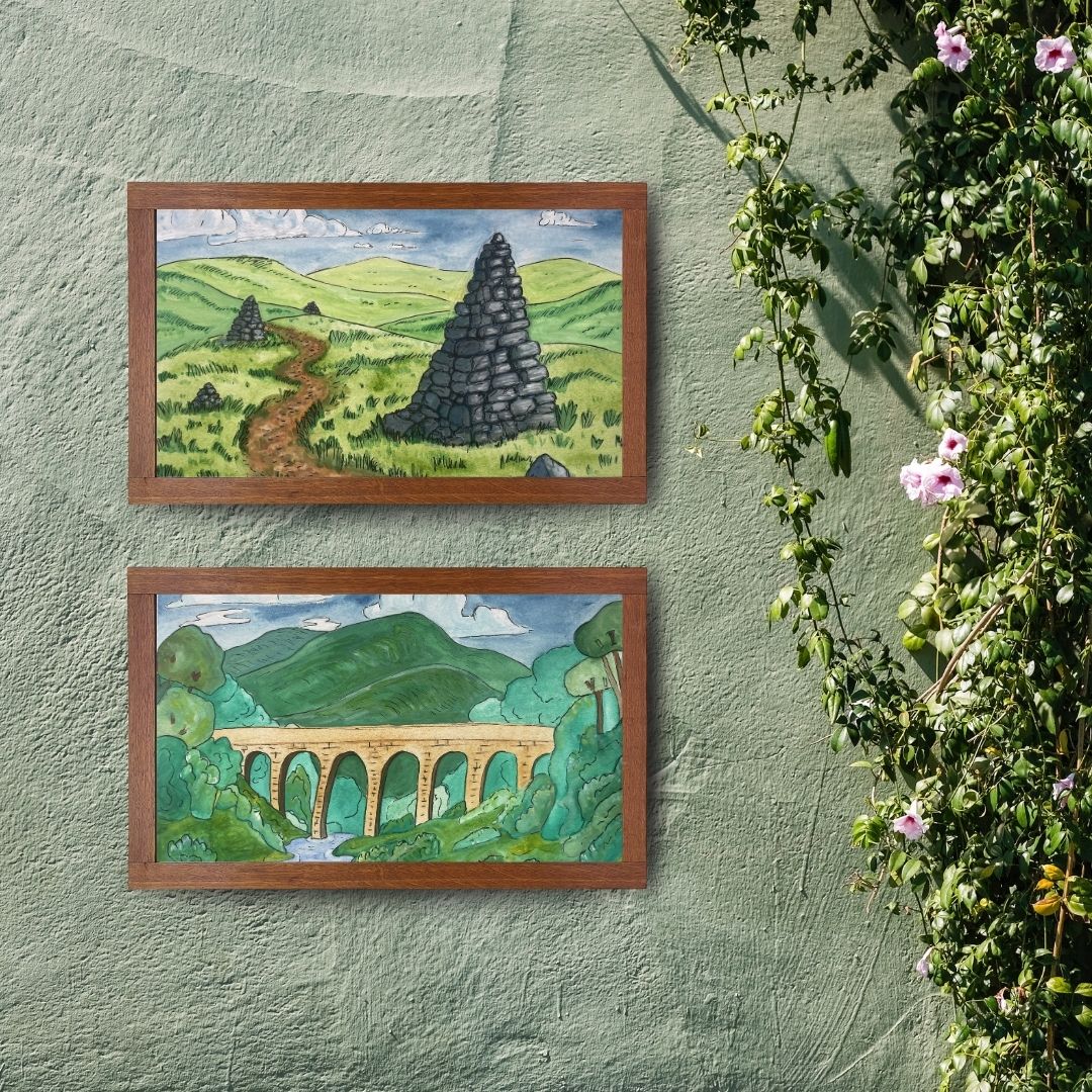 Path to the Cairn - Art Print