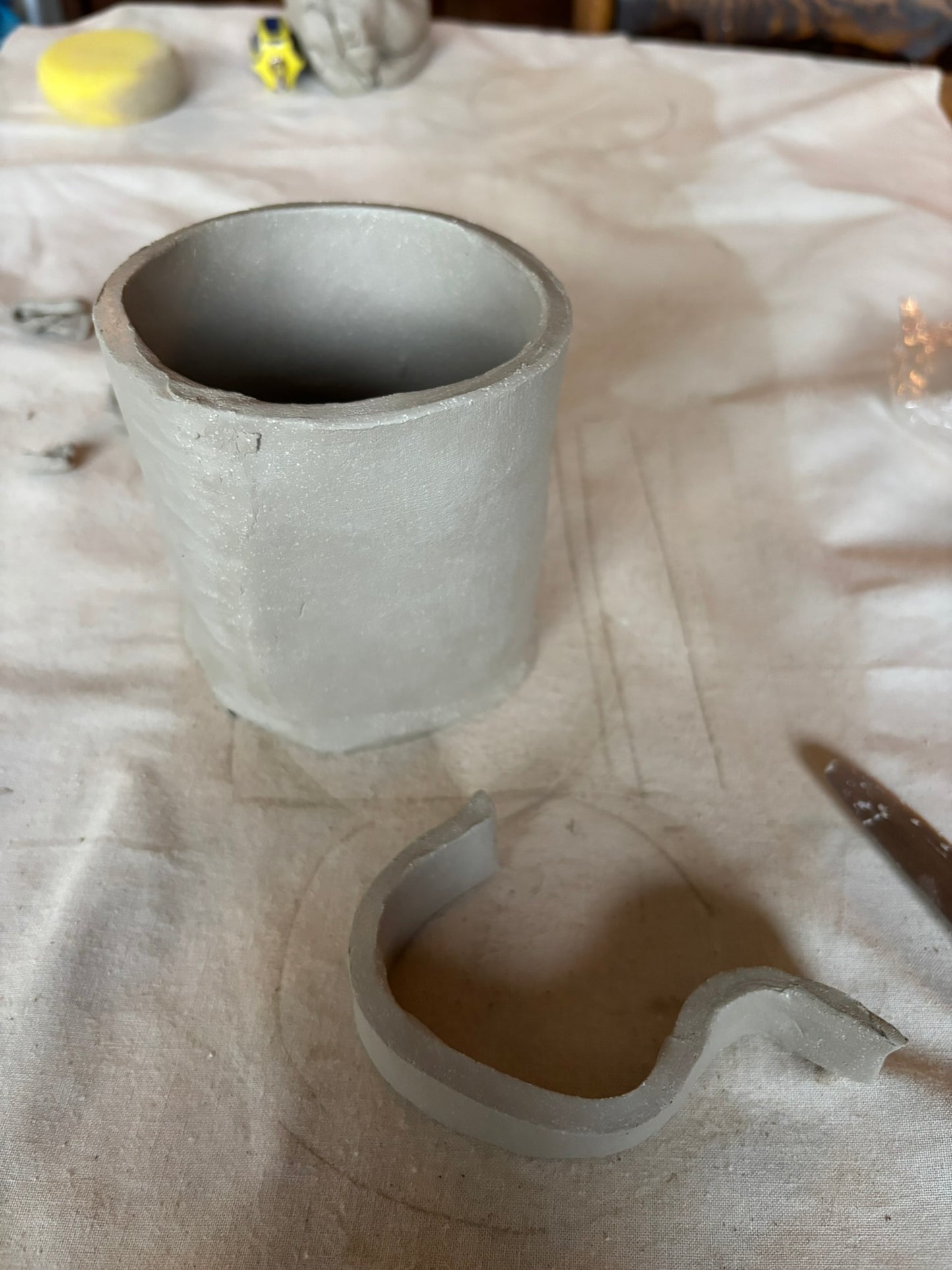 Medium Mug Template | Slab Pottery Pattern (PDF Download)
