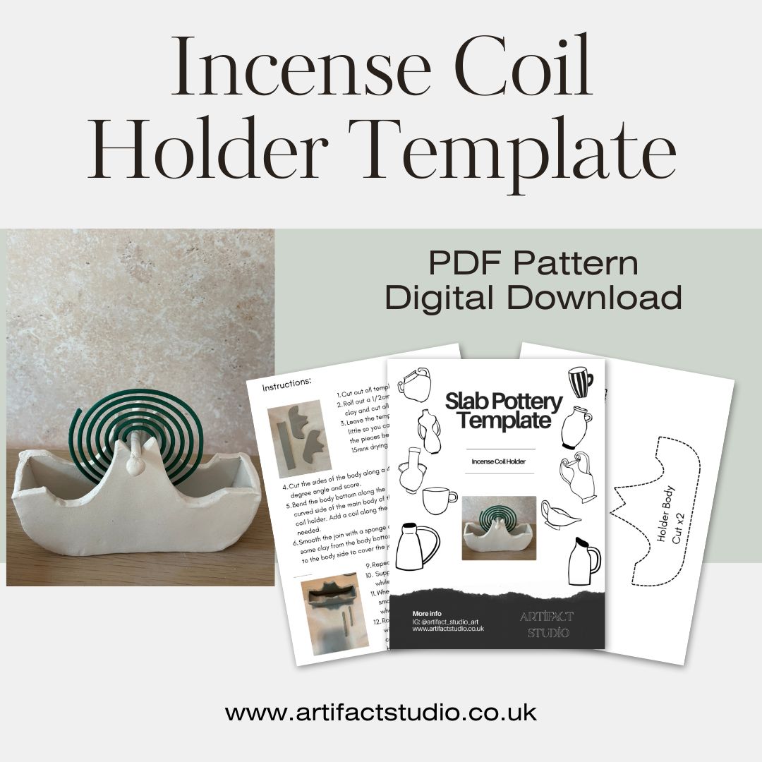 Incense Coil Holder (PDF Template)