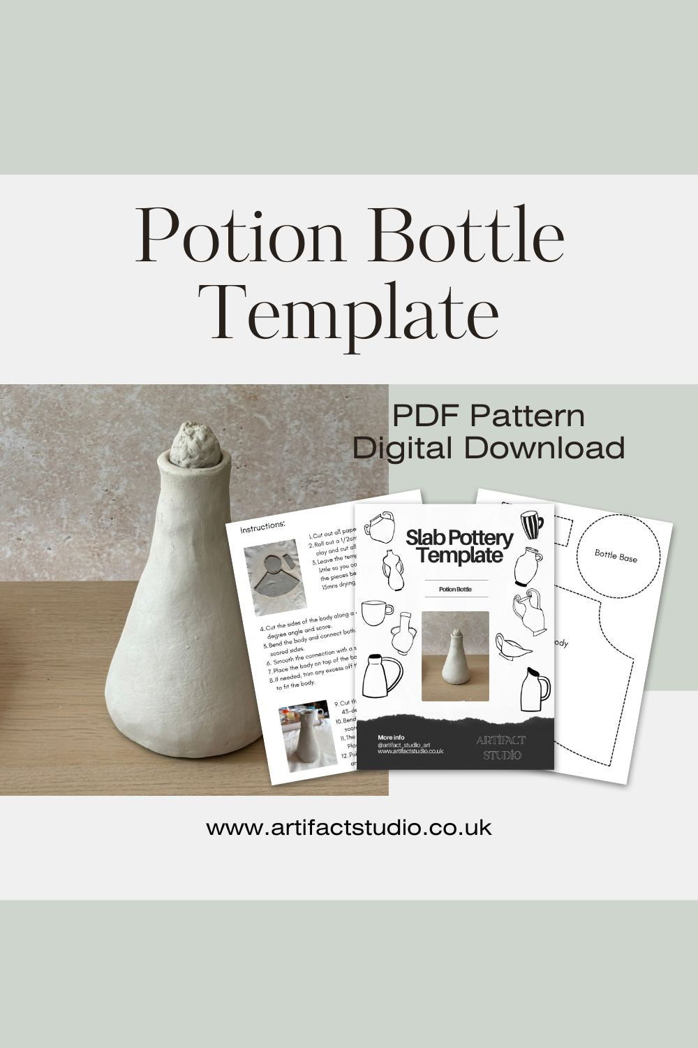 Potion Bottle Template